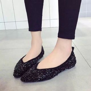 giày bup bê mũi nhọn