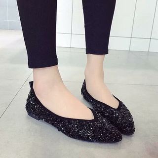 giày bup bê mũi nhọn