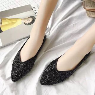 giày bup bê mũi nhọn