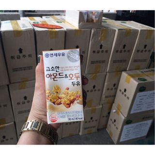 sữa óc chó hạnh nhân hàn quốc