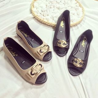 giày bệt hở mũi