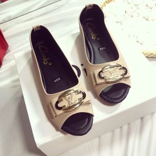 giày bệt hở mũi