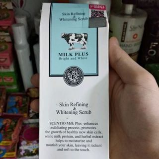 Tắm tẩy da chết Milky Plus trắng da
