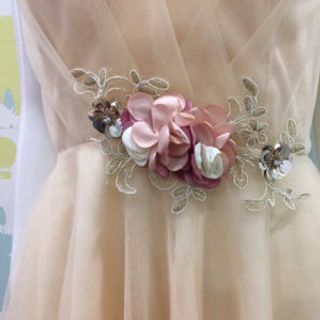 đầm xoè đuôi cá đính hoa nổi 27/3/18