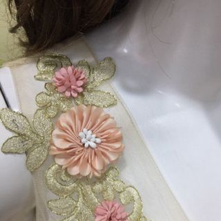 đầm xoè đuôi cá đính hoa nổi 27/3/18