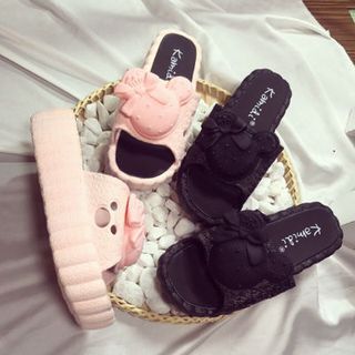 dép nhựa cao cute