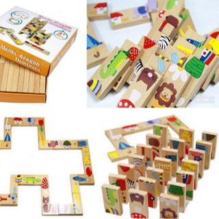 xếp hình domino gỗ