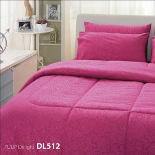 Chăn ga gối Thái Lan hiệu Tulip - bộ 6 món 18mx2m