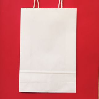 Túi Kraft trắng trơn  17 cm x 26 cm X 7cm