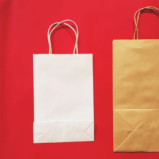 Túi Kraft trắng trơn 17 cm x 26 cm X 7cm