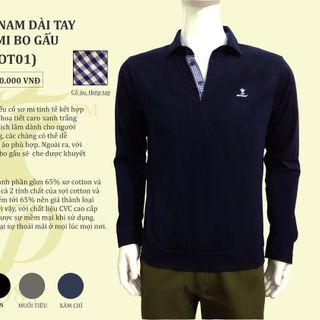 Áo thun cổ sơ mi dài tay Onymax