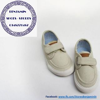 Giày trẻ em hiệu Obaibi Okaidi xuất Đức - màu Beige quai gài dán dễ sử dụng