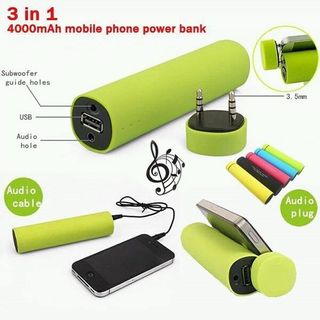 Loa 3 in 1 Power Jam kiêm sạc dự phòng 4000mAh và giá đỡ giá sỉ