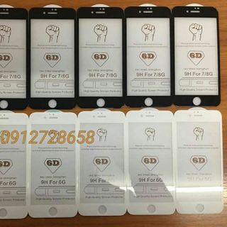 Cường lực 6D iphone 6/7/6p/7p/8p/x giá sỉ