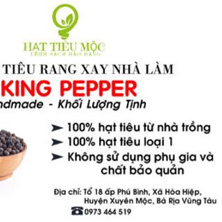 HẠT TIÊU SẠCH - HẠT TIÊU NHÀ TRỒNG