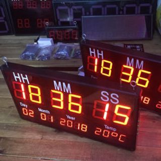 Đồng hồ lịch vạn niên treo tường led