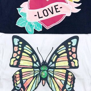 Áo thun tay ngắn bé gái Basic Editions Size 4/5 - 18T Hàng Cambo dư