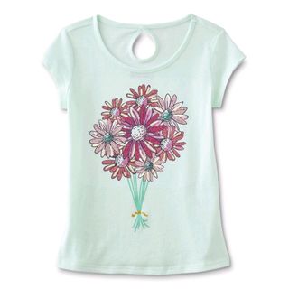 Áo thun tay ngắn bé gái Basic Editions Size 4/5 - 18T Hàng Cambo dư