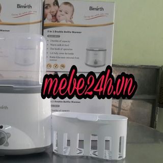 Máy hâm sữa hai bình cổ rộng Bimirth
