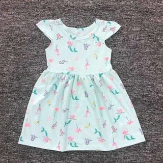 Đầm thun bé gái vải xuất dư cực đẹp Size 2-10t
