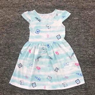 Đầm thun bé gái vải xuất dư cực đẹp Size 2-10t