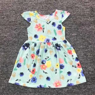 Đầm thun bé gái vải xuất dư cực đẹp Size 2-10t