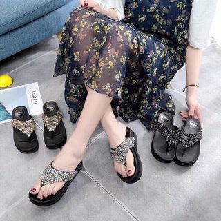 dép kẹp quai kim tuyên đế nhựa êm
