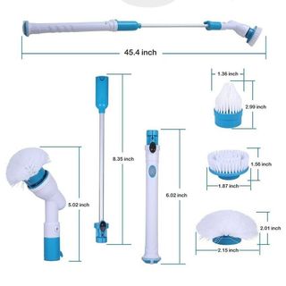 Chổi điện đánh sạch mọi vết bẩn 3 đầu Spin Scrubber