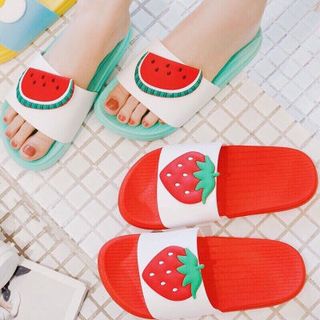 dep quai ngang nhựa hình trai cây siêu cute
