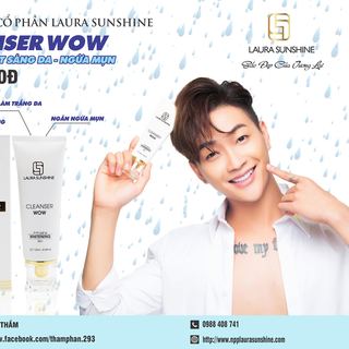 Cleanser Wow – Sữa rửa mặt sáng da và ngừa mụn