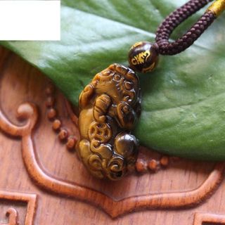 Mặt tỳ hưu đá mắt hổ size nam - MSP 505