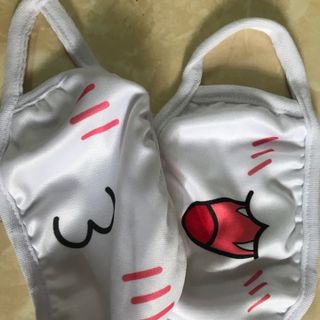 Khẩu Trang Emoticon Phong Cách Manga Anime