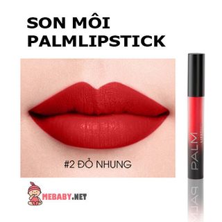 Son Lì Đỏ Nhung Palm Lipstick 02 – MS SPL02- GS 155