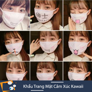 Khẩu Trang Emoticon Phong Cách Manga Anime