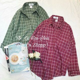 sơmi kẻ hàng qc