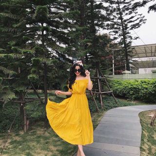 ĐẦM MAXI TRỂ VAI