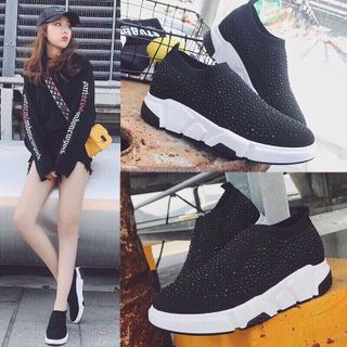 giày sneaker kim tuyên nhũ
