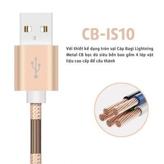 Dây dù sạc nhanh Lightning Bagi CB-IS10