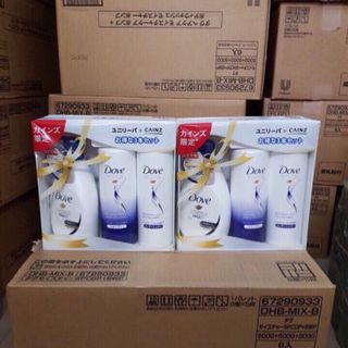 Set 3 tắm gội xả Dove Nhật