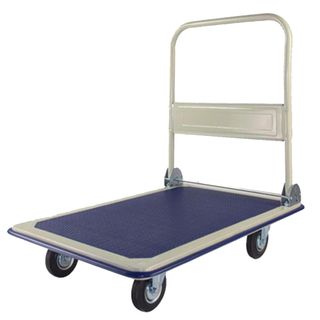 Xe đẩy hàng 4 bánh tải trọng 300kg - xe đẩy mặt bàn HT300