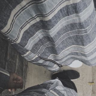 Sơ mi Flannel nam Just-P màu xám đá có kẻ