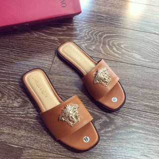 dép quai ngang da đẹp sang chảnh