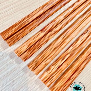 Đũa dừa Bến Tre đầu vuông - 10 đôi