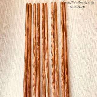 Đũa dừa Bến Tre đầu vuông - 10 đôi