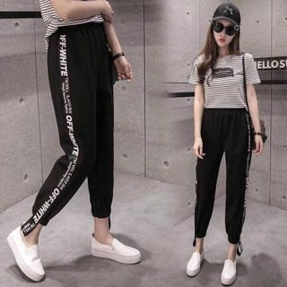quần nỉ off white
