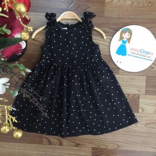 Đầm dạo phố chấm bi bé gái annachipla