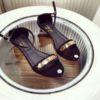 giày sandal đồng tiền mảnh siêu cute