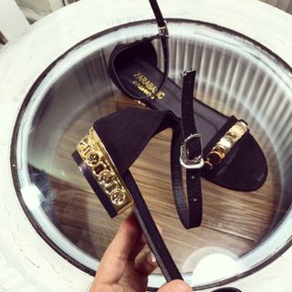 giày sandal đồng tiền mảnh siêu cute