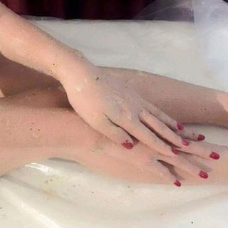 Ủ trắng cám gạo caphe