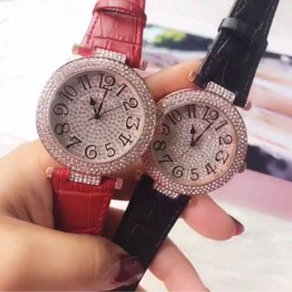 Đồng hồ nữ dây da 01